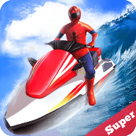 Jetski Water Racing Superheroes League免费手机游戏下载